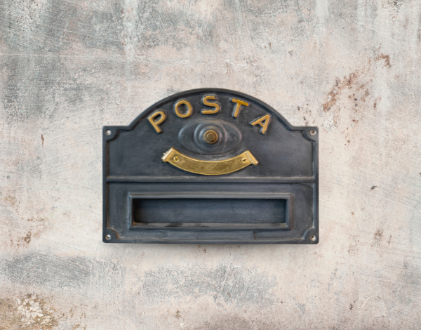 Alubox Buca Lettere Antica A4