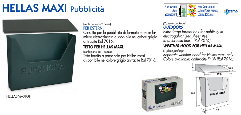 Alubox HELLAS MAXI+Tetto