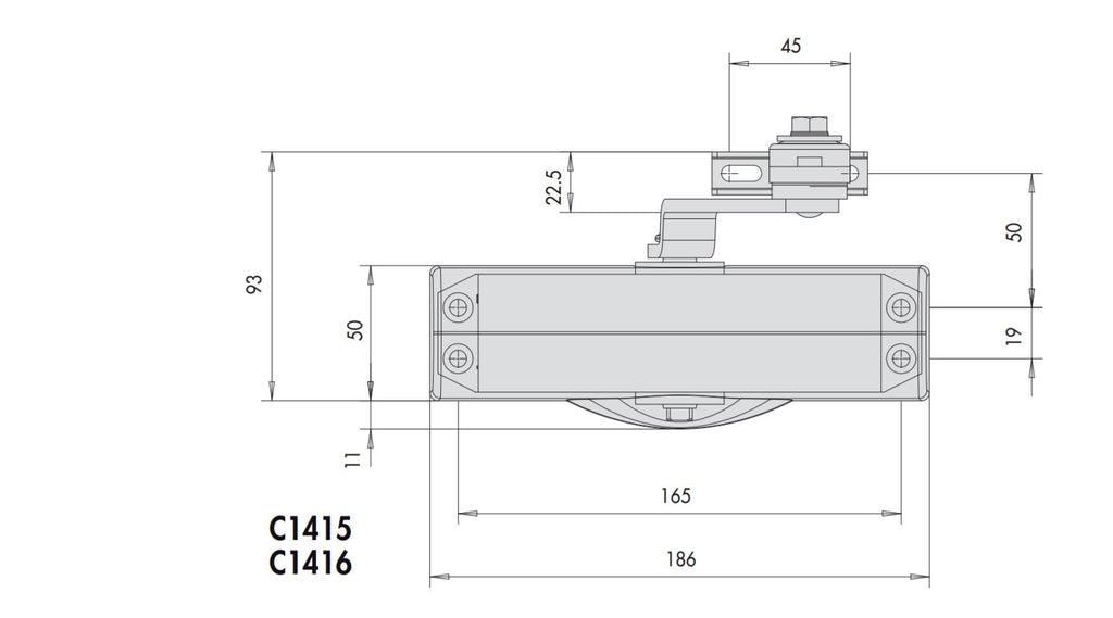 CISA CHIUDIPORTA C1416.03.0.97