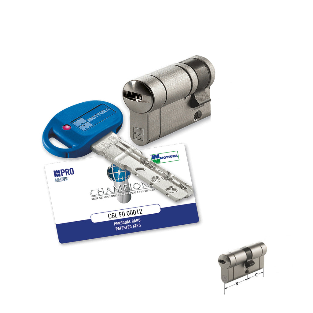 1/2 Cilindro Mottura Champions PRO CP4M