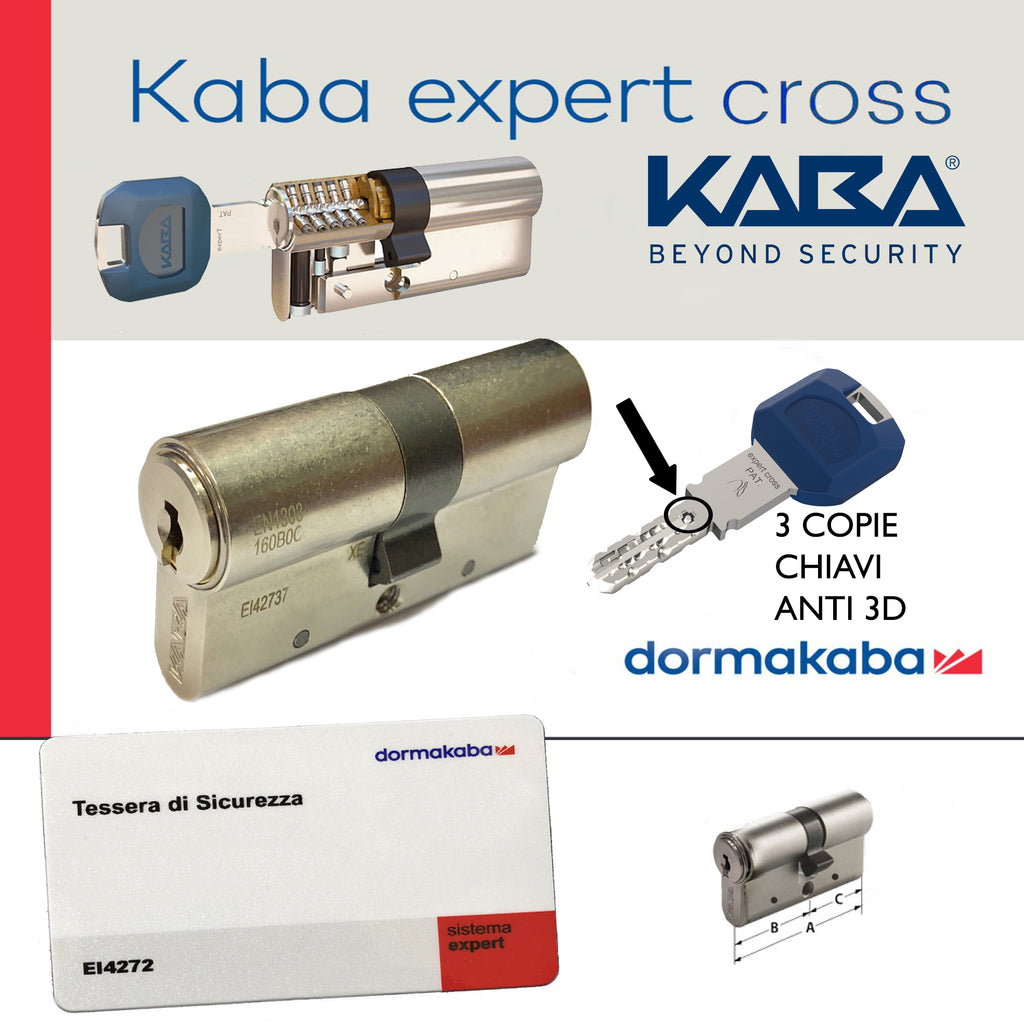 Cilindro Kaba ExperT Cross® Chiave/Chiave K89/DZ