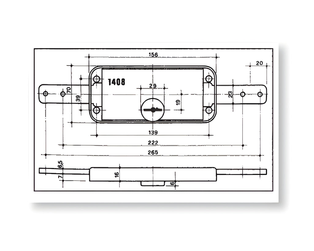 JUWEL 1408 SERRATURA DOPPIAMAPPA PER SERRANDA