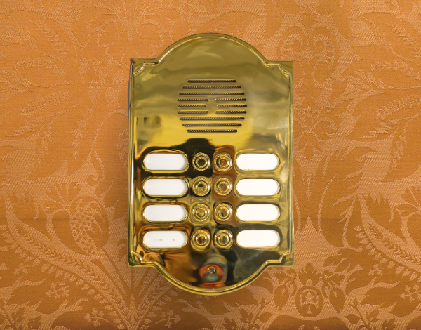Silmec Pulsantiera Citofono in Ottone