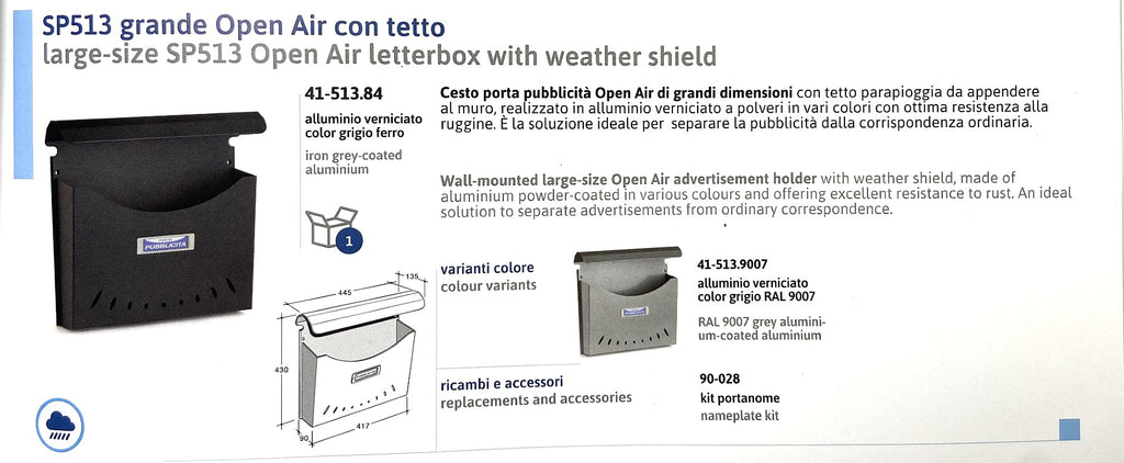 Silmec SP513 grande Open Air con tetto